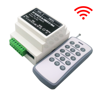 RF-DMX15<br>Remote to DMX Controller