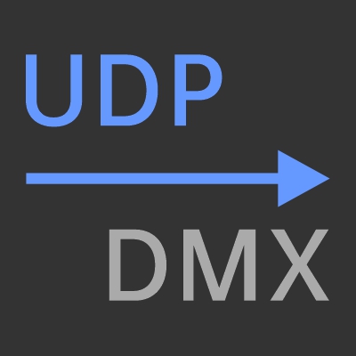 Control DMX Light Scenes via UDP