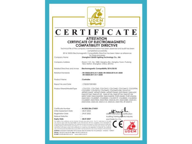 CQILED CE Certificate